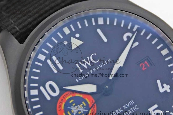 MIROTIME 0403 Mark XVIII ‘TOPGUN SFTI’ Ceramic M+F Best Edition Black Dial on Black Nylon Strap A MultiPurpose 7047